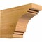 Ekena Millwork Pescadero Rough Sawn Rafter Tail, Western Red Cedar, 4"W x 8"H x 12"L RFT04X08X12PEC00RWR - alternate 1